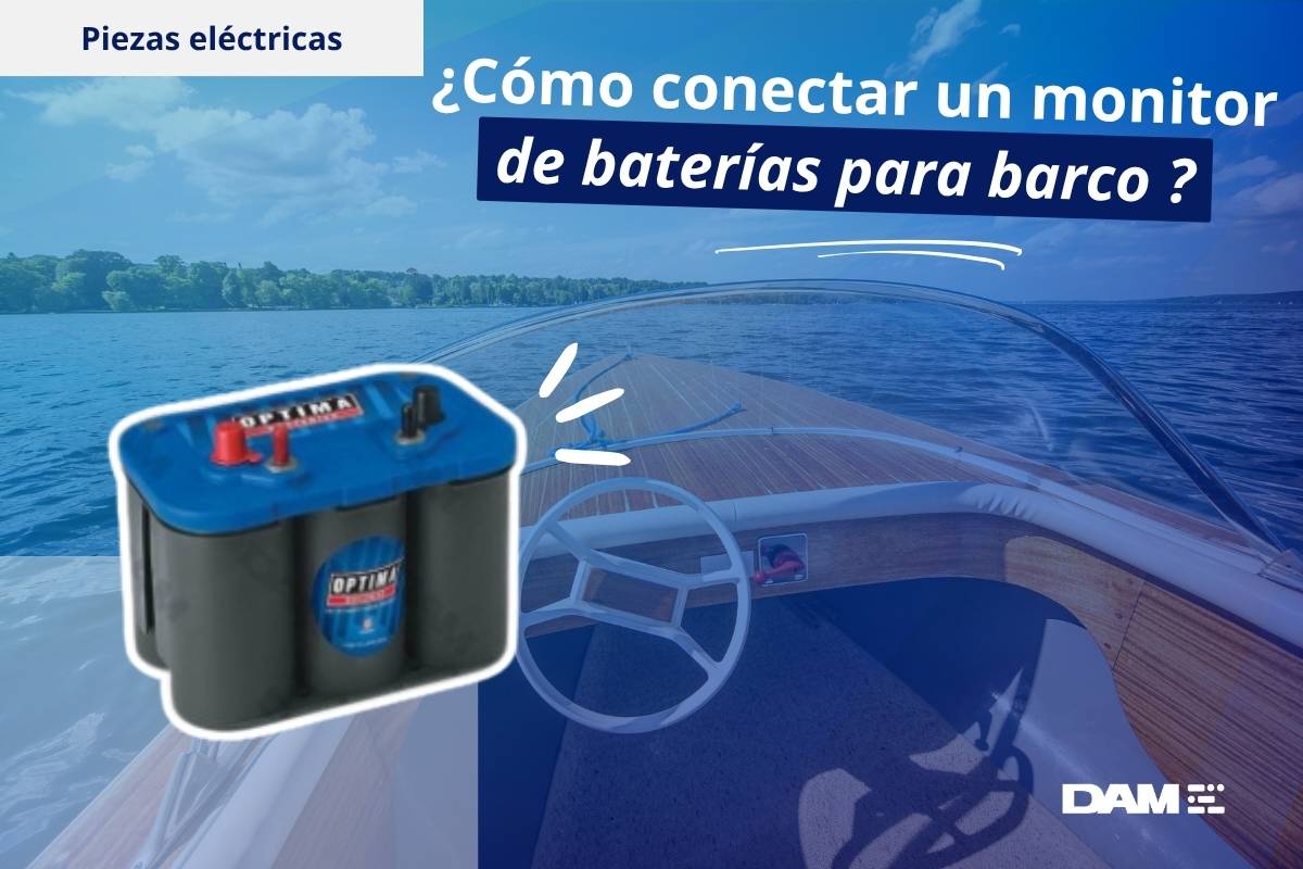 ¿Cómo conectar un monitor de baterías para barco?